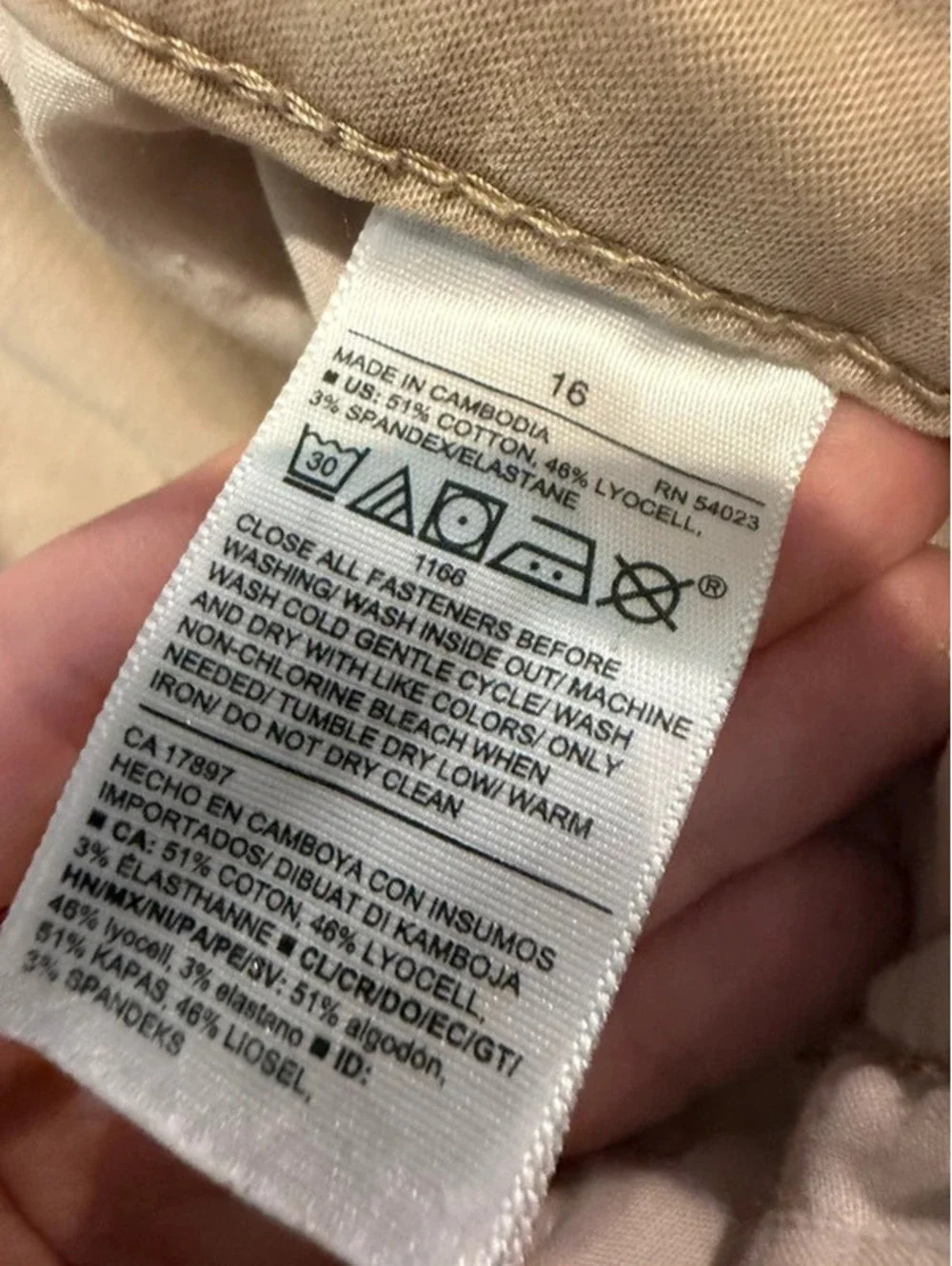 Old Navy Rockstar Super Skinny High Rise Pants Size 16 Tan